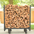 The Signature Rack | Kiln-dried Oak Firewood on a Portable Rack