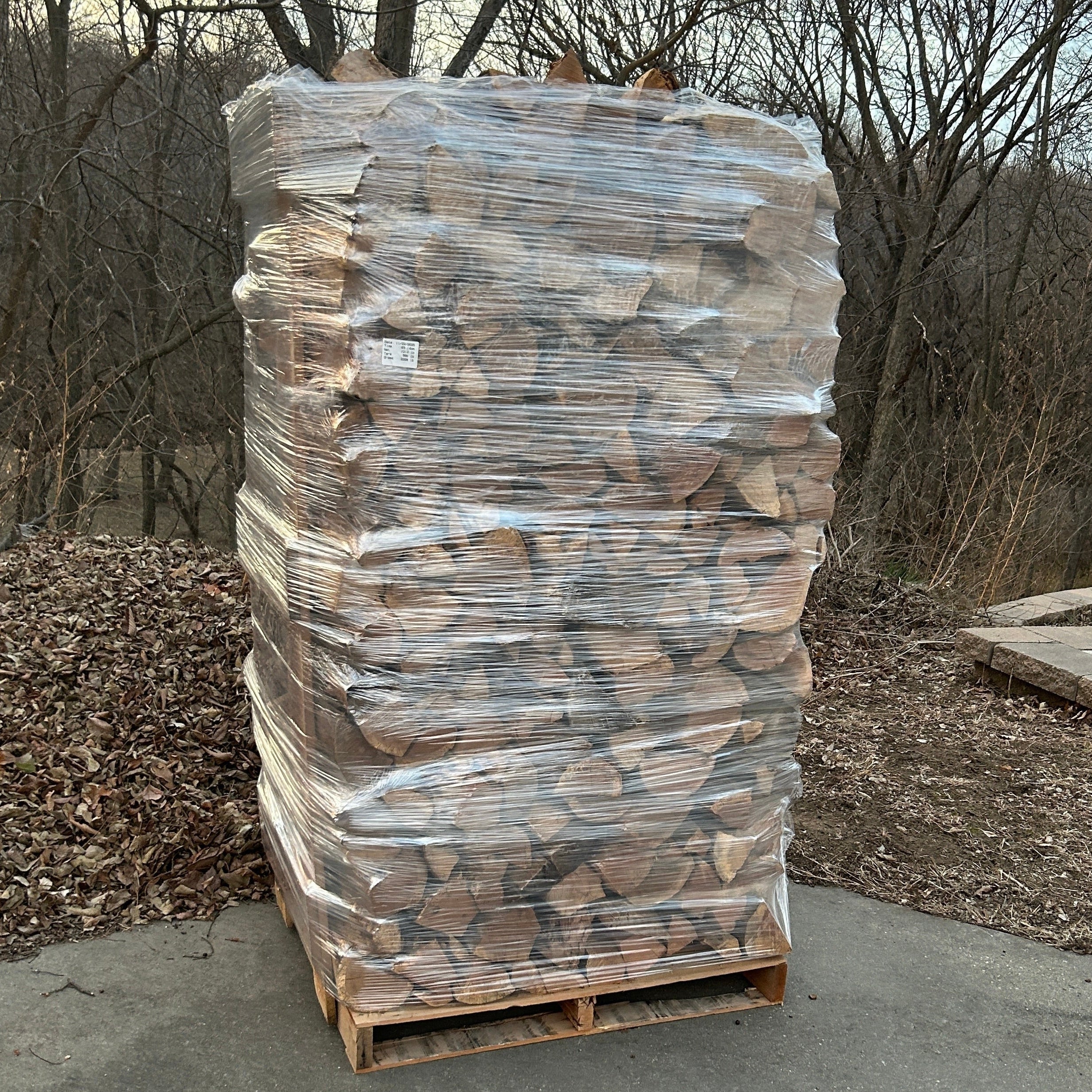 Face Cord Pallet | Kiln-dried Oak Firewood Bulk