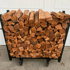 The Signature Rack | Kiln-dried Oak Firewood on a Portable Rack