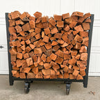 The Signature Rack | Kiln-dried Oak Firewood on a Portable Rack